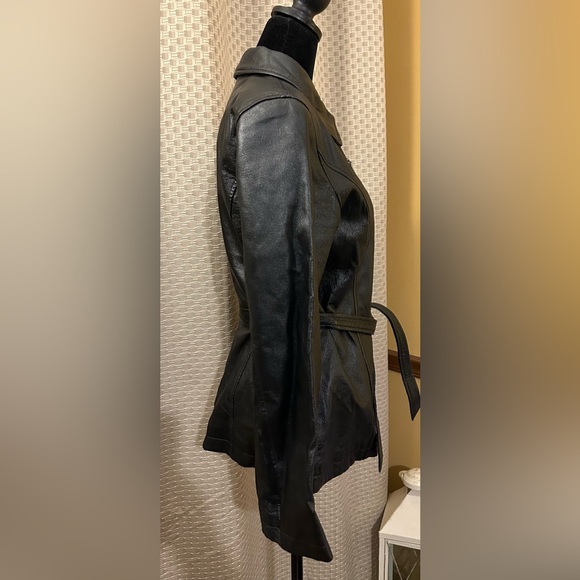 Jacqueline Ferrar Women's Black Leather Jacket - Picture 6 of 8